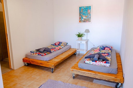 Beliche, double room in Algarve Watersport Camp, in Lagos, Portugal.