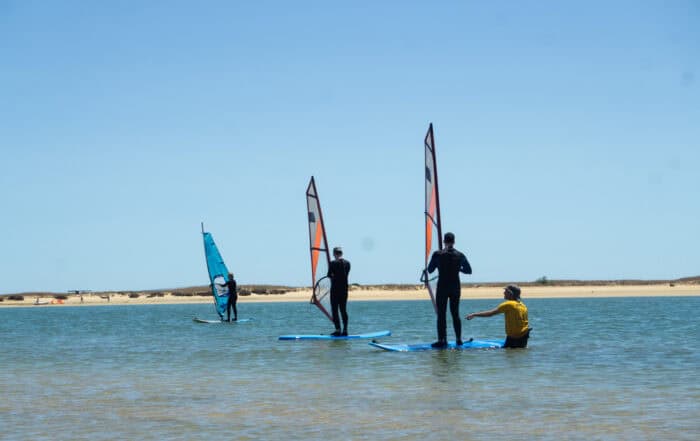 Windsurfing camp group lesson