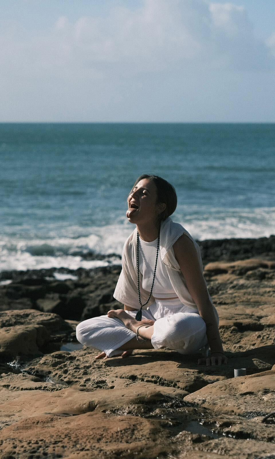 Mukta — yoga instructor at Algarve Watersport surf camp, Lagos Portugal